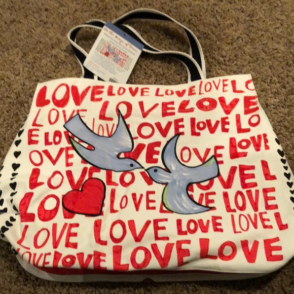 Brighton On The Wings of Doves Tote - Picture 2 of 3